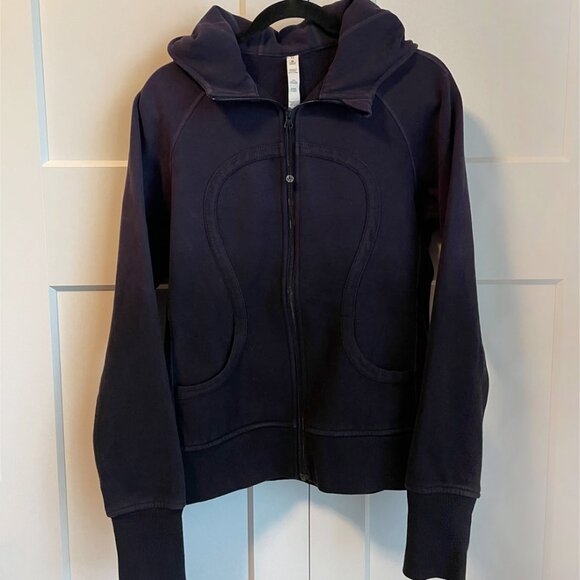 lululemon Purple Monochromatic colored Scuba hoodie - size 12 - Picture 1 of 8